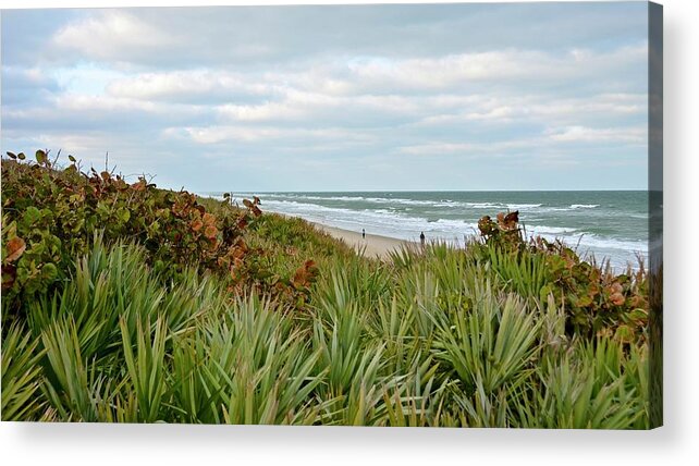 Sea Acrylic Print featuring the photograph By The Sea #2 by Carol Bradley