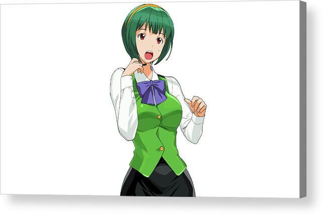 Idolm@ster Acrylic Print featuring the digital art iDOLM@STER #3 by Super Lovely