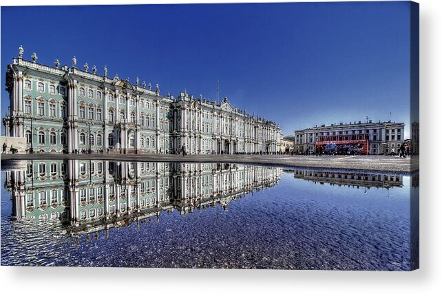 St. Petersburg Russia Acrylic Print featuring the photograph St. Petersburg Russia by Paul James Bannerman
