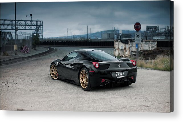 Ferrari Acrylic Print featuring the photograph Ferrari #30 by Jackie Russo