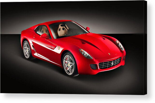 Ferrari Acrylic Print featuring the photograph Ferrari #37 by Mariel Mcmeeking