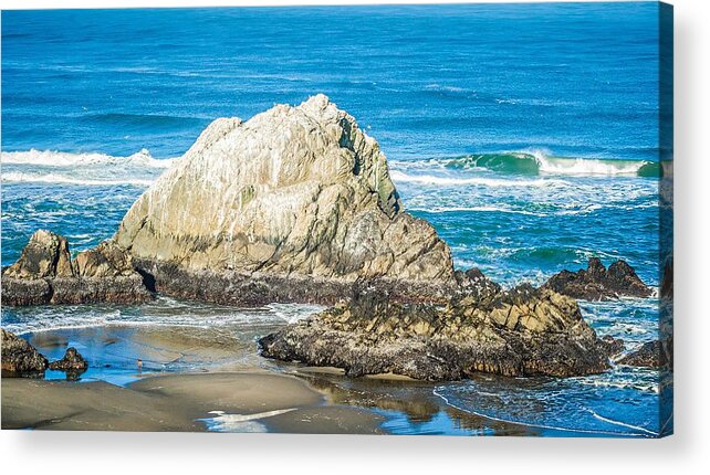 City Acrylic Print featuring the photograph Soberanes And Cliffs On Pacific Ocean Coast California #6 by Alex Grichenko