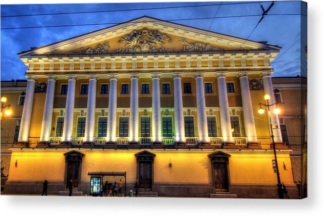 St. Petersburg Russia Acrylic Print featuring the photograph St. Petersburg Russia #7 by Paul James Bannerman