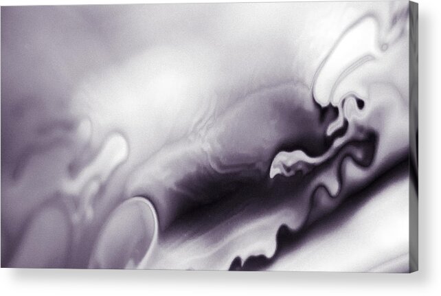 Abstract Acrylic Print featuring the photograph Abstract Duo-tone by John Paul Cullen