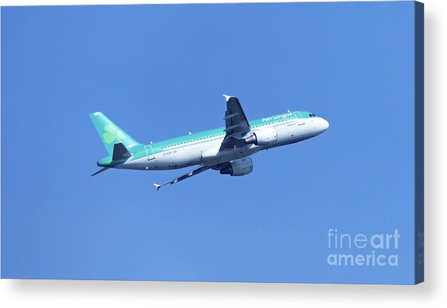 Aer Ligus Acrylic Print featuring the photograph Aer Lingus - Airbus A320 by Phil Banks