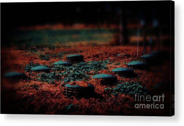 Alien Acrylic Print featuring the photograph Alien Pods by JB Thomas