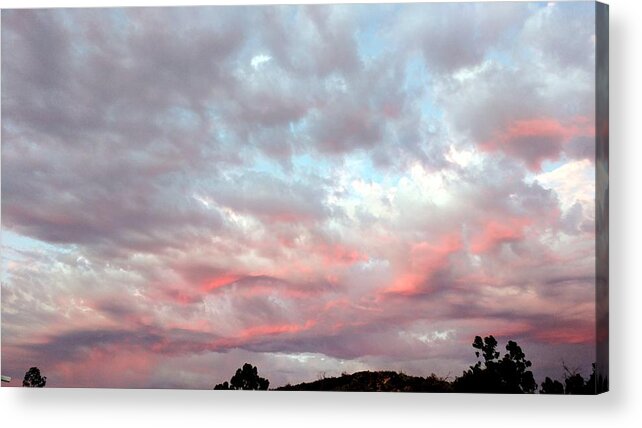 Cloud Acrylic Print featuring the photograph Soft Clouds by J R Yates