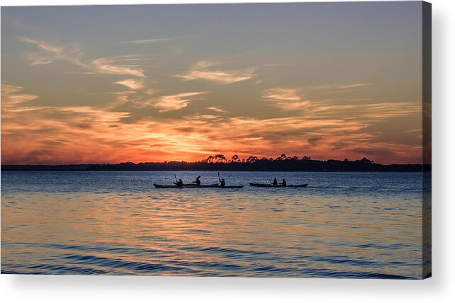Amelia Acrylic Print featuring the photograph Amelia River Sunset 10 by Traveler's Pics