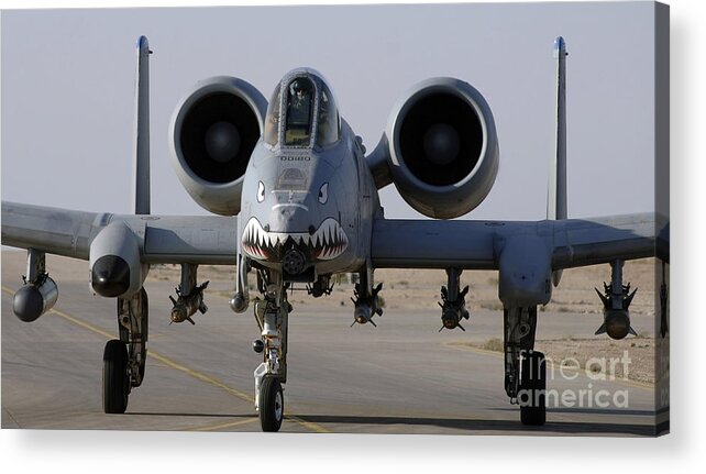 A-10 Acrylic Print featuring the photograph An A-10 Thunderbolt II by Stocktrek Images