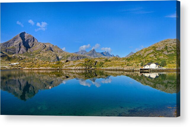 Europe Acrylic Print featuring the photograph Arctic reflections by Maciej Markiewicz