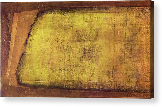 Abstract Prints Acrylic Print featuring the painting Art Print Terra by Harry Gruenert