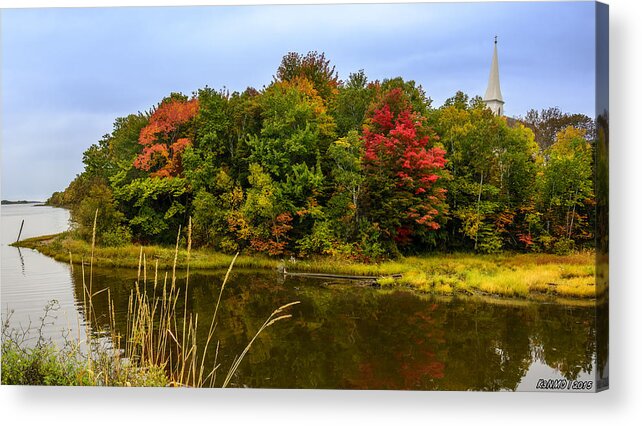 Nikon Acrylic Print featuring the photograph Autumn in Mabou by Ken Morris