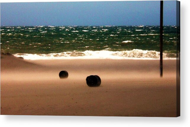 Beach Acrylic Print featuring the photograph Blown Sand by Daniele Smith