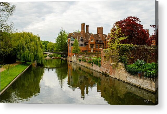 Cambridge Acrylic Print featuring the photograph Cambridge Serenity by Shanna Hyatt