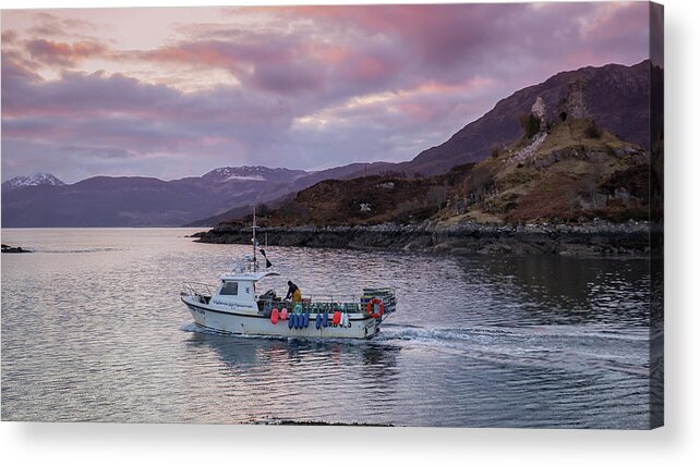 Sunrise Acrylic Print featuring the photograph Catch of the Day by Holly Ross