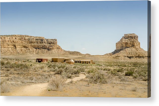 Dakota Acrylic Print featuring the photograph Chaco Culture National Historic Park by Greni Graph