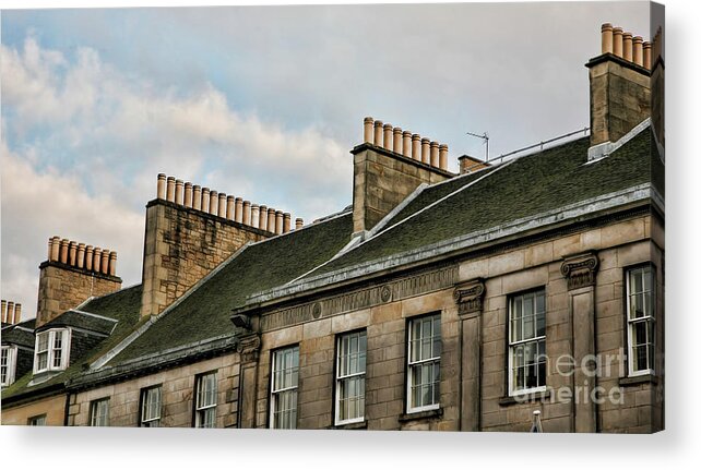 Scotland Acrylic Print featuring the photograph Chimney Architecture by Chuck Kuhn