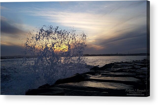 Sun Acrylic Print featuring the photograph Circling Sunset by Robert Banach