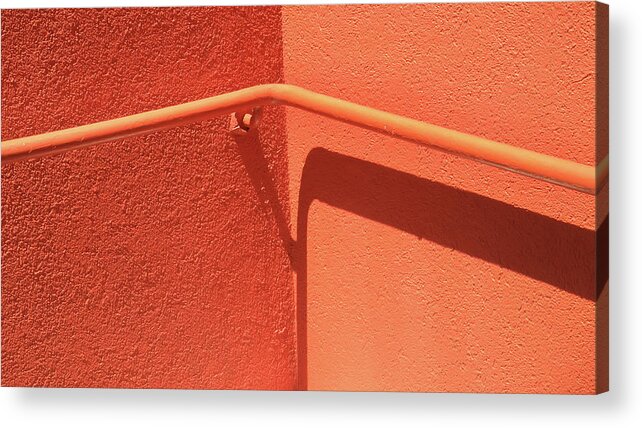 Sunlight Acrylic Print featuring the photograph Colors And Shadows Cornered by Gary Slawsky