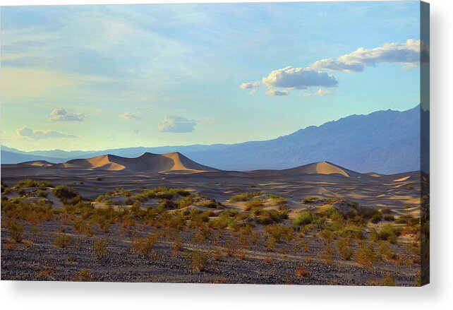 Death Valley Acrylic Print featuring the photograph Death Valley at Sunset by Gordon Beck