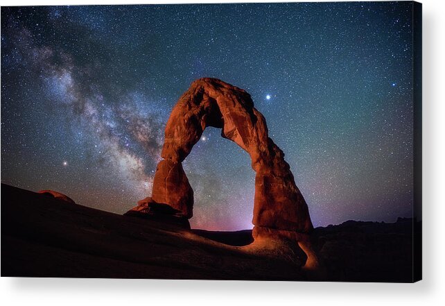 Delicate Arch Acrylic Print featuring the photograph Delicate Alignment by Darren White