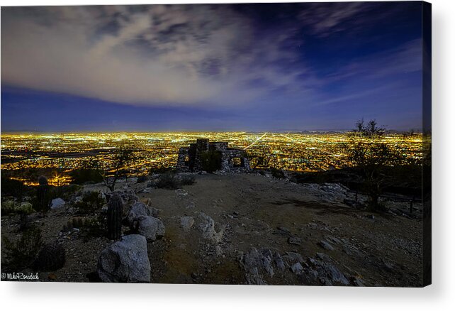 Dobbins Point Acrylic Print featuring the photograph Dobbins Point II by Mike Ronnebeck