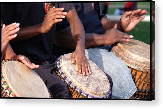 African American Acrylic Print featuring the photograph Drum Rhythm by Al Harden