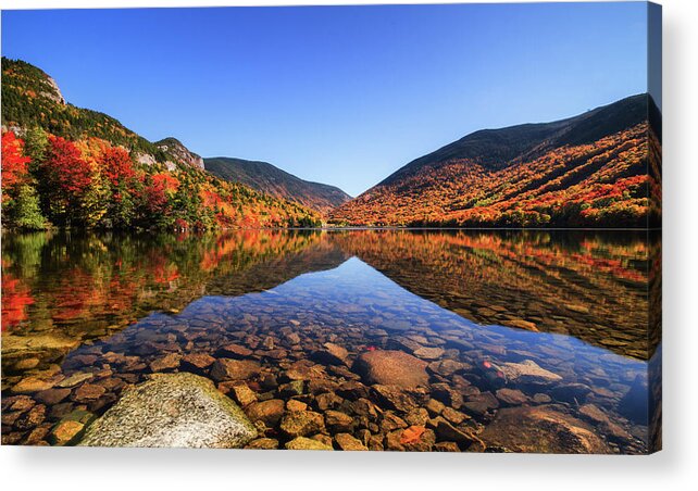 New Hampshire Acrylic Print featuring the photograph Echo Lake by Robert Clifford