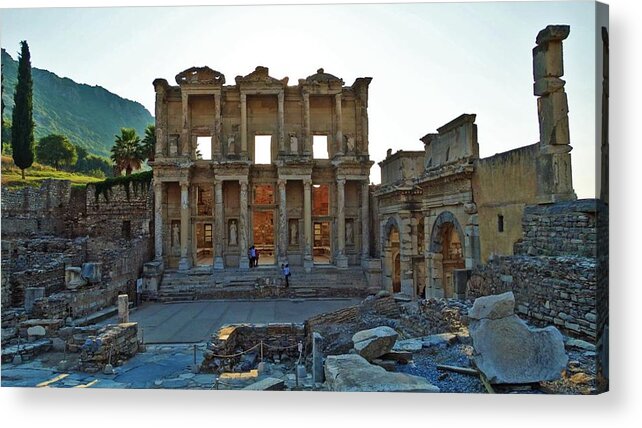 Ephesus Acrylic Print featuring the photograph Ephesus by Lisa Dunn