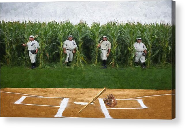Field Of Dreams Acrylic Print featuring the painting Field of Dreams by Pat Cook