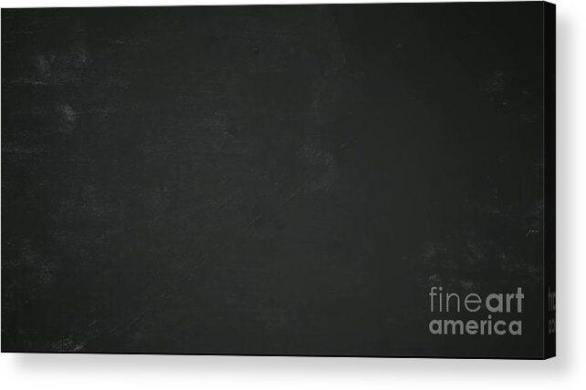 Blackboard Acrylic Print featuring the painting Forgetfulness by Archangelus Gallery