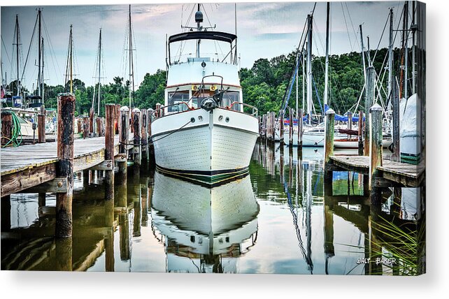Boating Acrylic Print featuring the photograph Galesville by Walt Baker