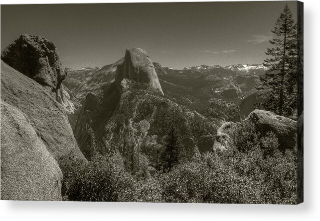  Acrylic Print featuring the photograph Half Dome from Panorama Trail by Michael Kirk