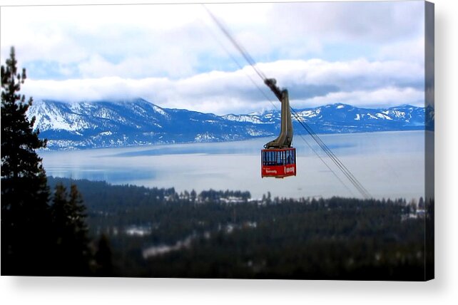 Heavenly Ski Resort Acrylic Print featuring the photograph Heavenly Tram South Lake Tahoe by Brad Scott