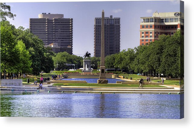 Houston Acrylic Print featuring the photograph Hermann Park by Tim Stanley
