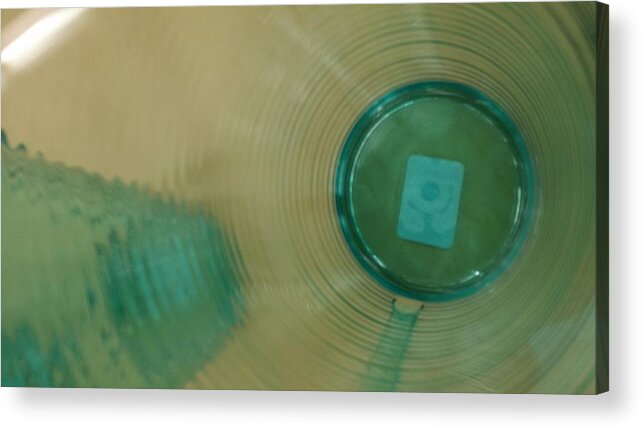 Blue Acrylic Print featuring the digital art I on U series #13 by Scott S Baker