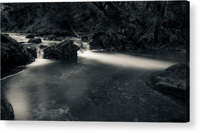 Oker Acrylic Print featuring the photograph in the valley of Oker, Harz by Andreas Levi