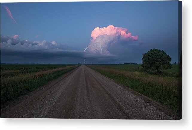 Supercell Acrylic Print featuring the photograph Iowa Supercell by Aaron J Groen
