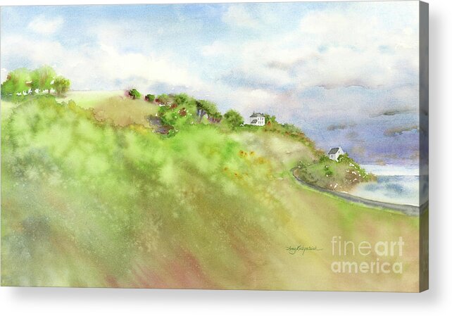 Jersey Shore Painting Acrylic Print featuring the painting Jersey Shore UK by Amy Kirkpatrick