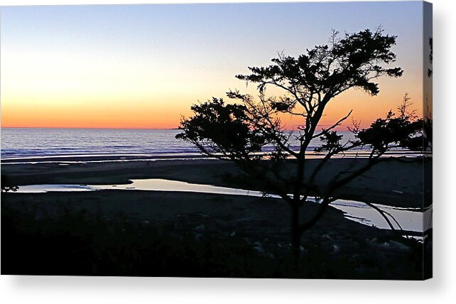 Sunset Acrylic Print featuring the photograph Kalaloch by Sean Griffin