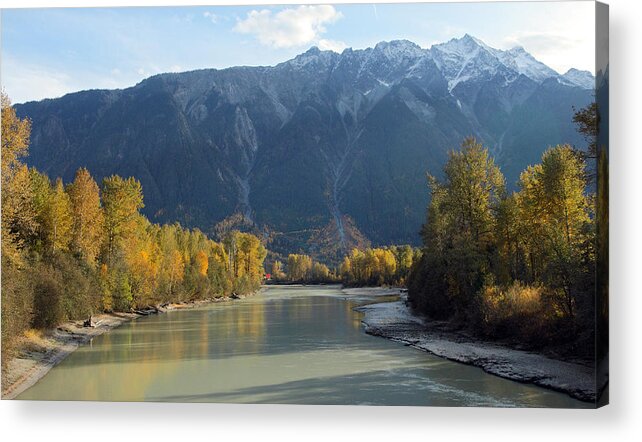 Mount Currie Acrylic Print featuring the photograph Lillooet River by Pierre Leclerc Photography