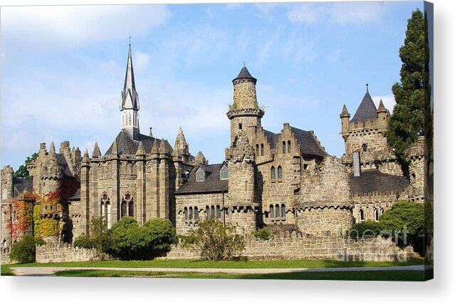 Castle Acrylic Print featuring the photograph Loewenburg - Lionscastle near Kassel, Germany by Eva-Maria Di Bella