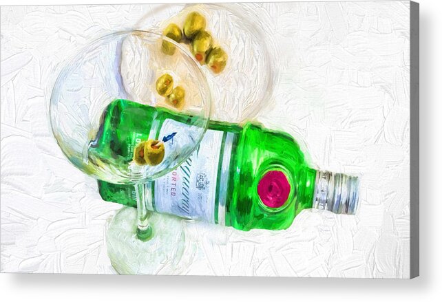 Impasto Acrylic Print featuring the photograph Martini by Pat Cook