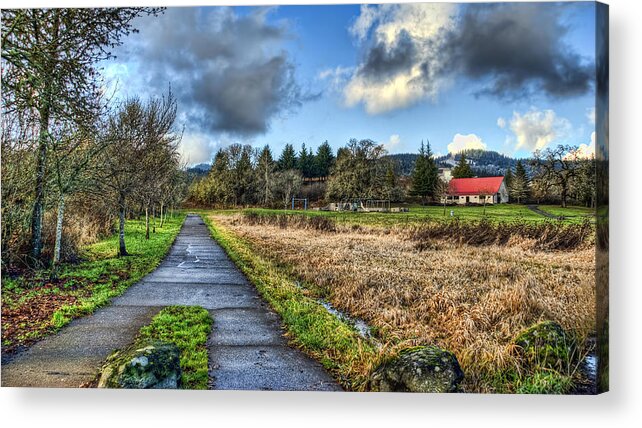  Acrylic Print featuring the photograph MLK Park, Corvallis Oregon by Wendell Ward