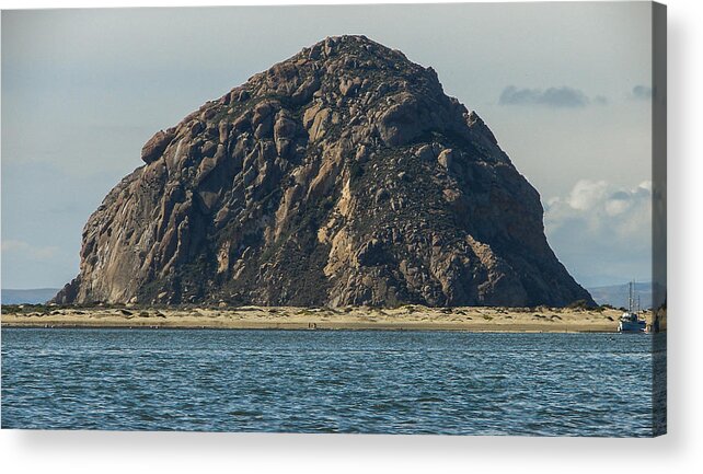 Beach Acrylic Print featuring the photograph Morro Rock by Carl Moore