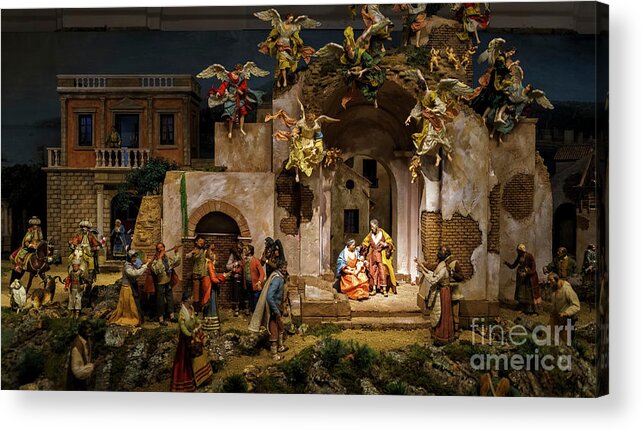 Art Acrylic Print featuring the photograph Nativity Scene by Pablo Avanzini