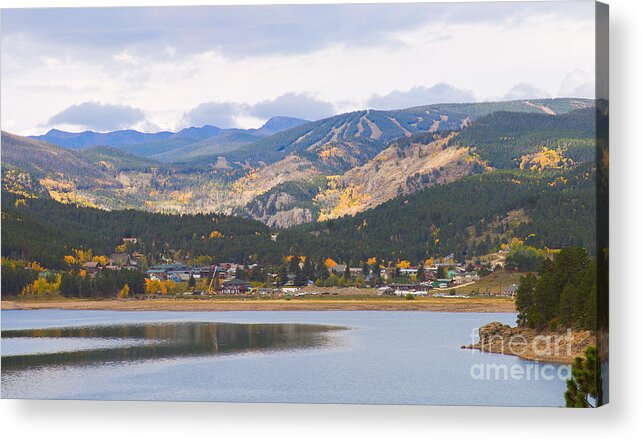 Nederland Acrylic Print featuring the photograph Nederland Colorado Scenic Autumn View Boulder County by James BO Insogna