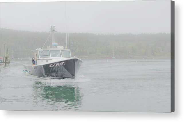 Maine Acrylic Print featuring the photograph Ocean's Bounty by Holly Ross