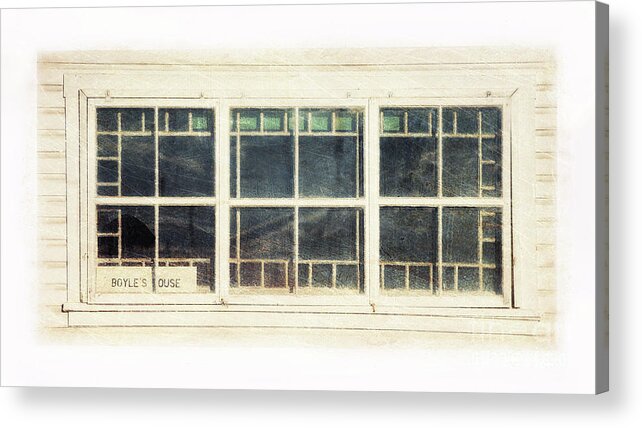 Window Acrylic Print featuring the photograph Old Window 5 by Priska Wettstein