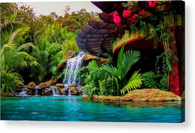 Paradise Acrylic Print featuring the photograph Paradise by Karen Wiles